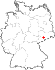 Karte Hainichen, Sachsen
